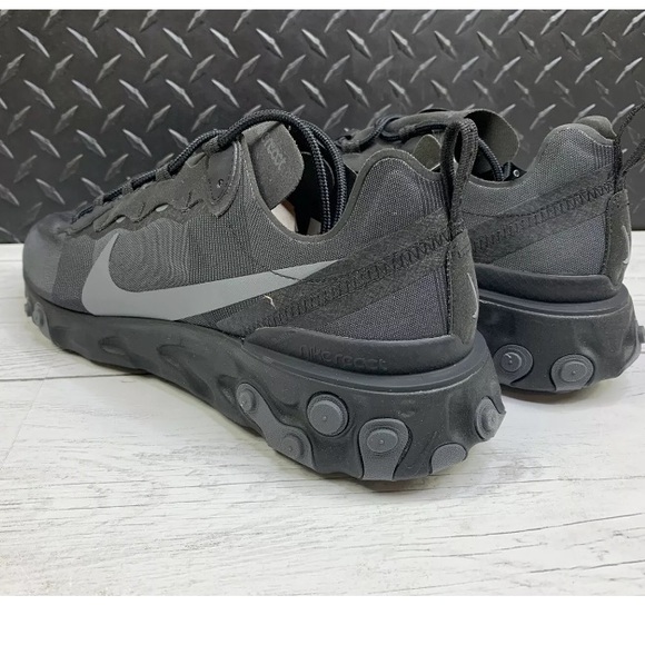 Nike React Element 55 Black Dark Grey anthracite BQ6166-008 men's sizes. - Picture 4 of 9